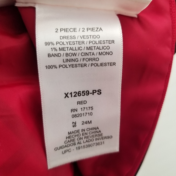 Bonnie Jean Red Plaid Dress - Picture 3 of 8